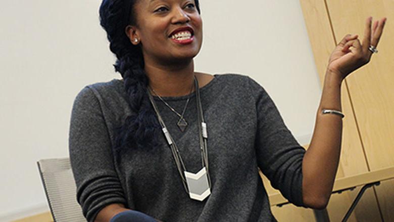 Aniyia Williams came to Berks to speak about 创业